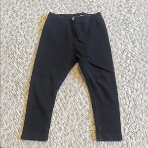 Zara black ribbed leggings